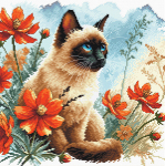 Ristpiste komplekt "Kassiaed"﻿ 23.81 x 23.65 cm AVA-P172