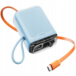 Akupank INNOSTYLE MINI POWERBANK 10000MAH 2X USB-C T&Uuml;&Uuml;P-C 33W LAIENDATAV USB-C KAABEL