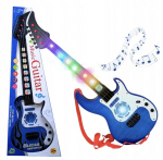 Happy people andy muusikaline laste kitarr LED-tuledega, sinine