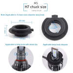 Autopirni adapter H7, 1tk
