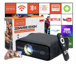 Zenwire E510H miniprojektor Full HD 4K Android TV 11 WiFi 2.4/5 GHz 15000Lm autofookus Autokeystone