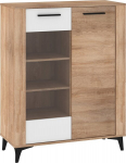 P&otilde;randavitrine Meblocross Sigma SIG-14, pruun/valge