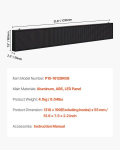 Programmeeritav LED-reklaamtahvel, 8x52 cm