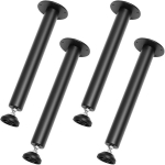406,4 mm reguleeritavad lauajalad, must