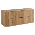 Vannitoa m&ouml;&ouml;bel, 3XE LIVING, kapp valamu alla, Craft tamm, must k&auml;epide, 41,5 x 120 x 51,7 cm, 1 tk.