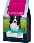 Eukanuba Life Care Medium Adult kuivtoit keskmise t&otilde;ugu koertele kanaga, 3 kg