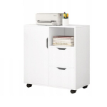 Printeri statiiv Kirjutuslaud Raamaturiiul 3 riiulit Modern 60 cm