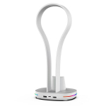 3-&uuml;hes magnetiline laadimisalus PlayStation Portalile, k&otilde;rvaklappide hoidik LED-tule ja 2 USB-pordiga