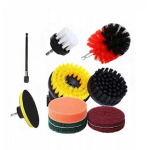 Puhastus- ja poleerimisharjade komplekt vurrile, 11 tk.