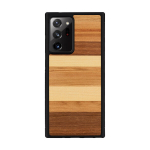 Man & Wood naturaalsest puidust &uuml;mbris Samsung Galaxy Note20 Ultrale &ndash; Sabbia (liivapunane)