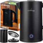 Lehmann Venice elektriline veekeetja, 2200 W, 1,7 l, must, filtriga