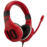 Subsonic SA5582-2 m&auml;nguri peakomplekt Football Red &ndash; pealtkuulatavad 3,5 mm k&otilde;rvaklapid painduva mikrofoniga