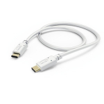 Hama 00183330 USB-C kuni USB-C kaabel, 1 m, valge