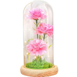 Floraalne helendav &ouml;&ouml;lamp, lilledega lamp, LED-lillvalgusti, &ouml;&ouml;valgus, dekoratiivlamp.