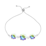 H&otilde;bedast k&auml;ev&otilde;ru naistele DiamondSky &bdquo;Glare II (Aurora Borealis)&ldquo; Swarovski kristallidega