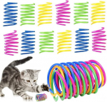 M&auml;nguasjad kassidele, CatSpringToys: 32 tk v&auml;rvilised spiraalvedrud interaktiivsete kassim&auml;ngude jaoks &ndash; h&uuml;ppamine, jaht, m&auml;ngimine
