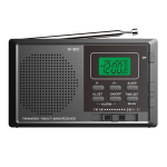 Digitaalne kaasaskantav raadio FM/AM/SW, LCD, minitransistor