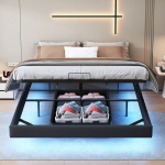 Voodi Signal, LED-valgustusega voodiraam, 160*200 cm
