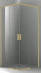Du&scaron;ikabiin AW1142 100x100 GOLD l&auml;bipaistev ilma tallata
