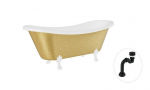 Vann Besco Amelia Glam 190, Gold+White, sifooniga Klik-klak Black