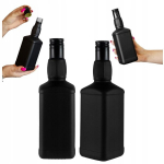 Daniels 500 ml mattmust klaasist pudel jookide jaoks
