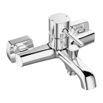 Seinale paigaldatav vannitoa kraan Laveo BAP_010D, h&otilde;bedane