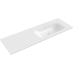 Kraanikauss Mexen Vela, Right, 141 x 46,5 cm, White glossy