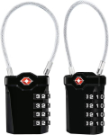 Kohvrilukud, 4-kohaline kood, 2 tk, mustad
