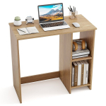 Costway v&auml;ike kirjutuslaud 2 sektsiooniga Arvutilaud Kontori laud arvutilaud 80 x 40 x 74 cm naturaalne