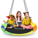 Laste kiik &ldquo;Toonekure pesa&rdquo; XXL 120 cm &ndash; eriti suur kiik kasutamiseks &otilde;ues ja siseruumides