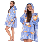 Pusa Tekk Tekipusa 2in1 Oversize Kapuuts Paks Sherpa Lilla Koeradega