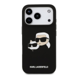 Karl Lagerfeldi silikoonist kahepealine MagSafe &uuml;mbris Apple iPhone 17 Pro-le
