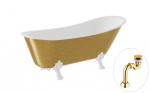 Vann Besco Olaya Glam 160, Gold+White, sifooniga Klik-klak Gold