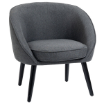 Lamamistool/kokteilitool, kandev&otilde;ime kuni 150 kg, linase imitatsioon, puit, hall, 71 x 65 x 75 cm