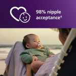 Philips Avent Ultra Air Night Time lutt, 6&ndash;18 kuud, sinine/t&uuml;rkiissinine, 2 tk