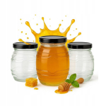 20x Klaasist "taru" purgid 100 ml mee, moosi, kingituste jaoks
