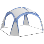 Aiapaviljon, varikatus, peotelk 3,5 x 3,5m, sinine, Outsunny