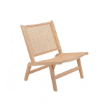 Homla POLURA rotangist tugitool, pruun &ndash; skandinaavialiku stiili mugavus