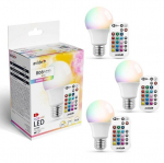 Avide LED-pirn RGB+W 9,7W E27 puldiga 3 tk