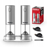 Webber elektrilised soola- ja pipraveskid, 2 tk.