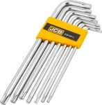 Jcb Torx L-kujuline pika v&otilde;tmekomplekt 7 tk. T10-t40 Cr-v