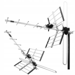 Suundantenn v&auml;listingimustes kasutamiseks maapealse televisiooni, VHF/UHF, MUX-8, DVB-T2, 4K jaoks, Kryptinė lauko antena antžeminei TV, VHF/UHF, MUX-8, DVB-T2, 4K