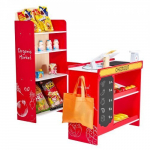 Laste toidupoe m&auml;ngukomplekt, 72x90x89 cm, puit