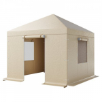 Paviljoni kate, 3.05x3.05 m, beež, k&otilde;rge tihedusega PE materjal
