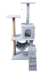 Kassikraapija 4 tasandit, 129 x 52 x 38 cm, hall