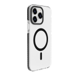 Evelatus telefoni &uuml;mbris Apple iPhone 15 Pro Max MagSafe L&auml;bipaistev Must