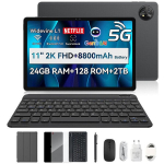 Tahvelarvuti Blackview ZENO 10 11" FHD AI Android 15, RAM 24 GB ROM 128 GB/SD 2 TB, 8800mAh Widevine L1 1080P WPS, Dual SIM - Must