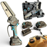 Akkutoitega kettsaag 2 akut 36V, kett 6", automaatne m&auml;&auml;rimine