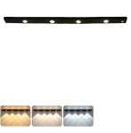 LED riba liikumisanduriga, 50 cm, must