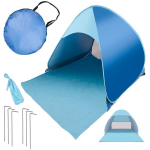 Isekokkupandav aia ja ranna telk, sinine